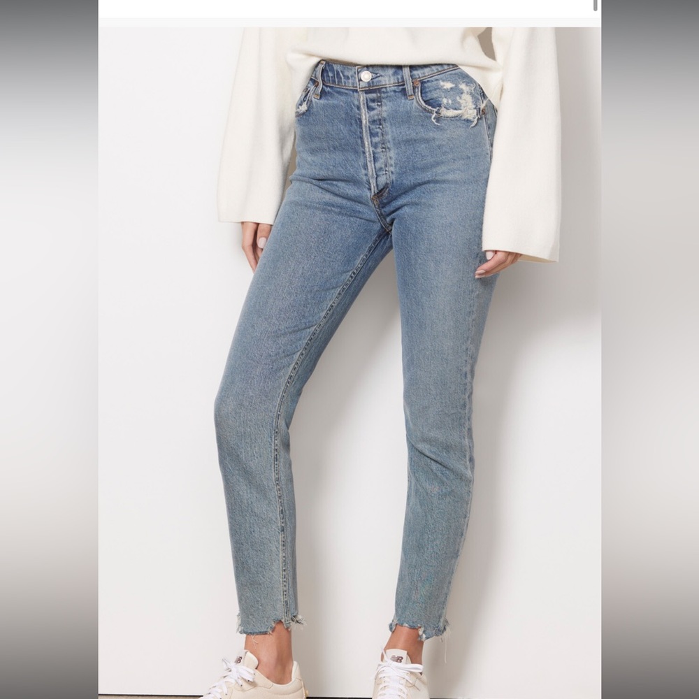 Agolde Nico High Rise Straight Jean 28 Like New